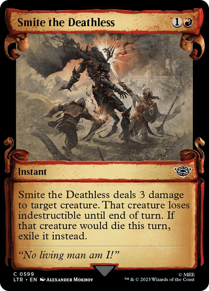 Smite the Deathless (LTR-599) - [The Lord of the Rings: Tales of Middle-earth]: (Showcase) Foil