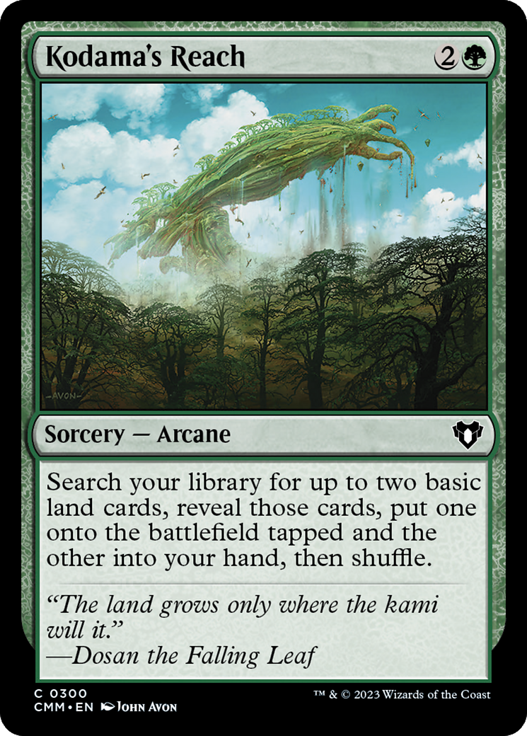 La portée de Kodama [Commander Masters] 