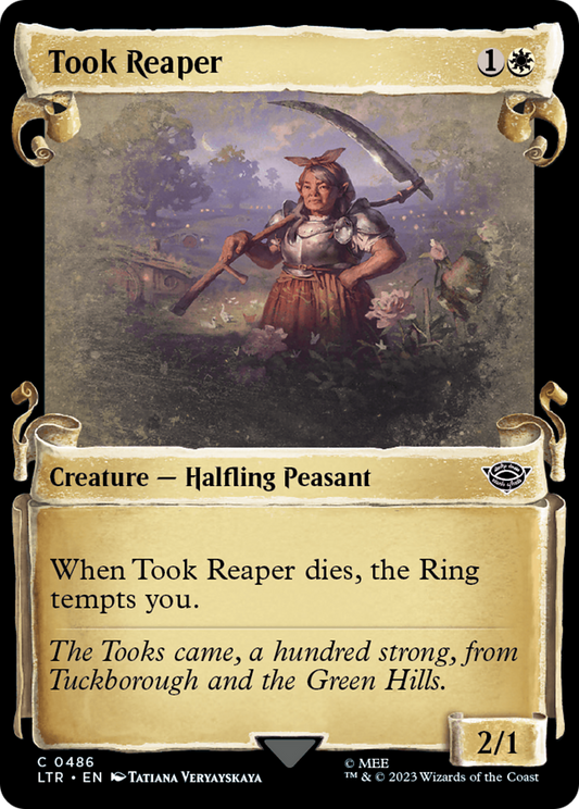 Took Reaper [Le Seigneur des Anneaux : Parchemins de présentation des Contes de la Terre du Milieu] 
