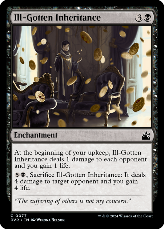 Ill-Gotten Inheritance (RVR-077) - [Ravnica Remastered] Foil