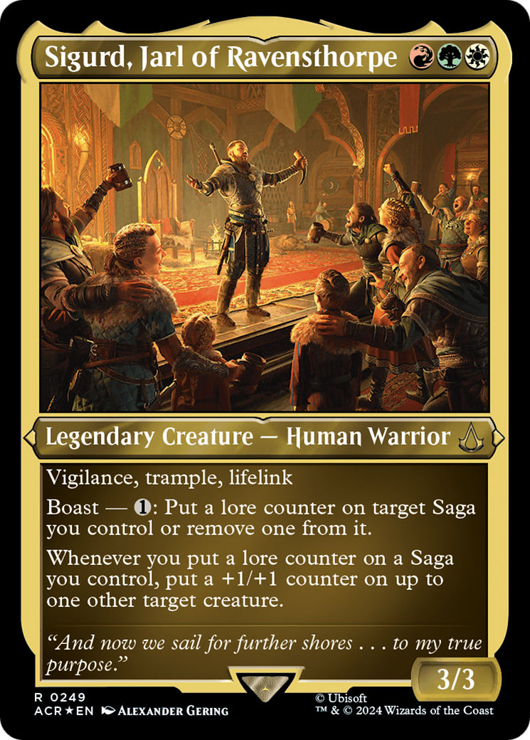 Sigurd, Jarl of Ravensthorpe (ACR-249) - [Assassin's Creed] Etched Foil