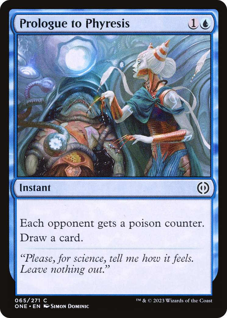 Prologue to Phyresis (ONE-065) - [Phyrexia: All Will Be One]