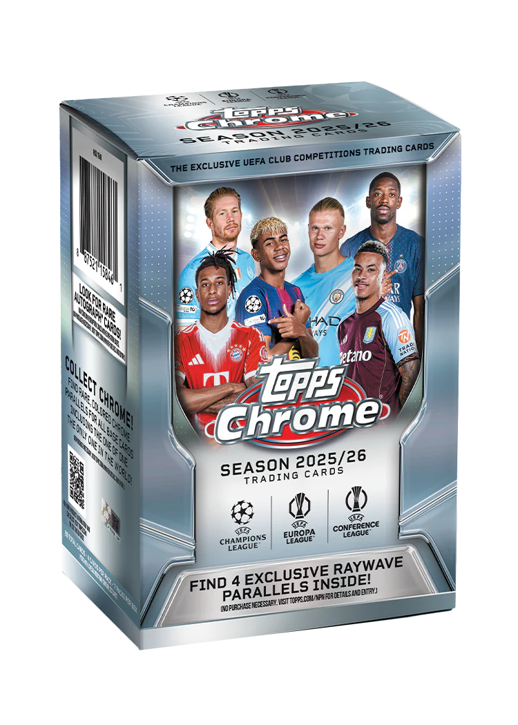 Topps Chrome® UEFA Club Competitions 2025-26 Value Box