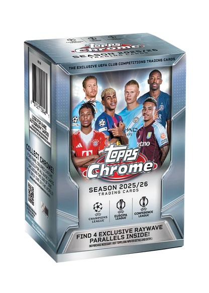 Topps Chrome® UEFA Club Competitions 2025-26 Value Box