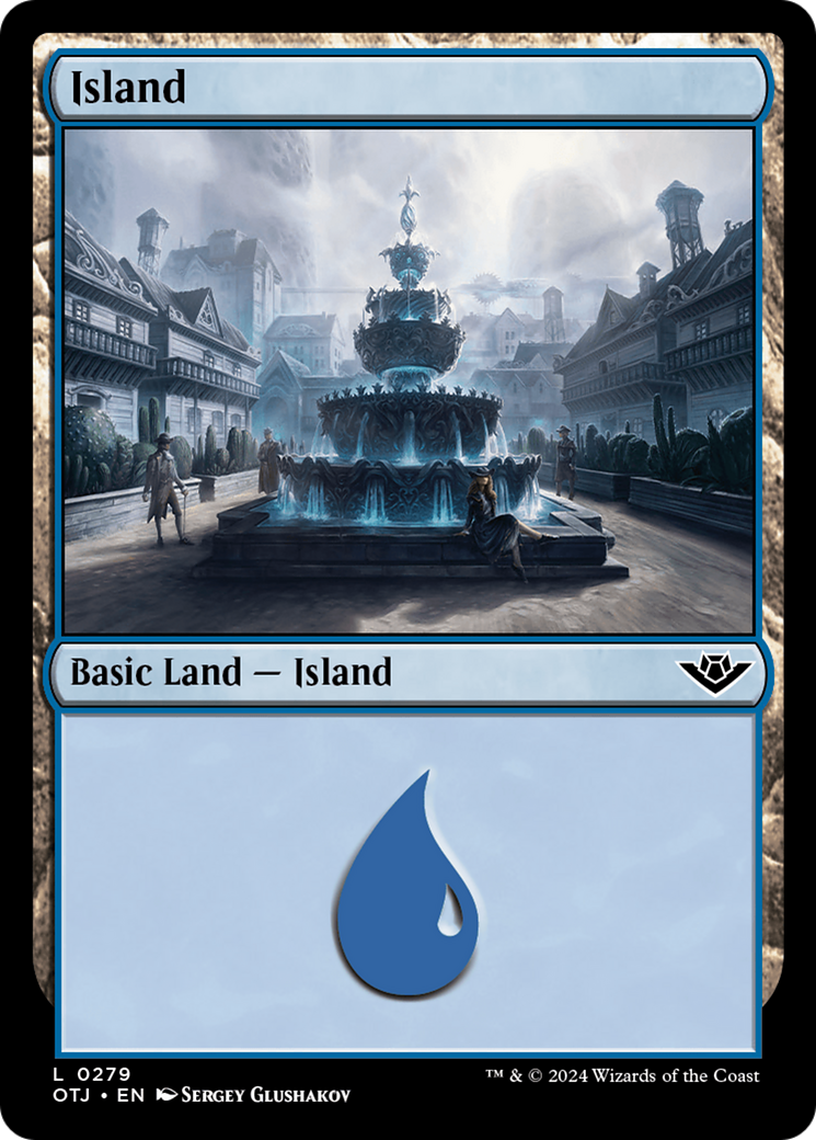 Island (OTJ-279) - [Outlaws of Thunder Junction] Foil
