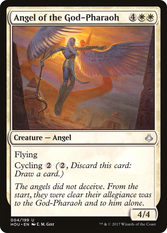 Angel of the God-Pharaoh (HOU-004) - [Hour of Devastation] Foil