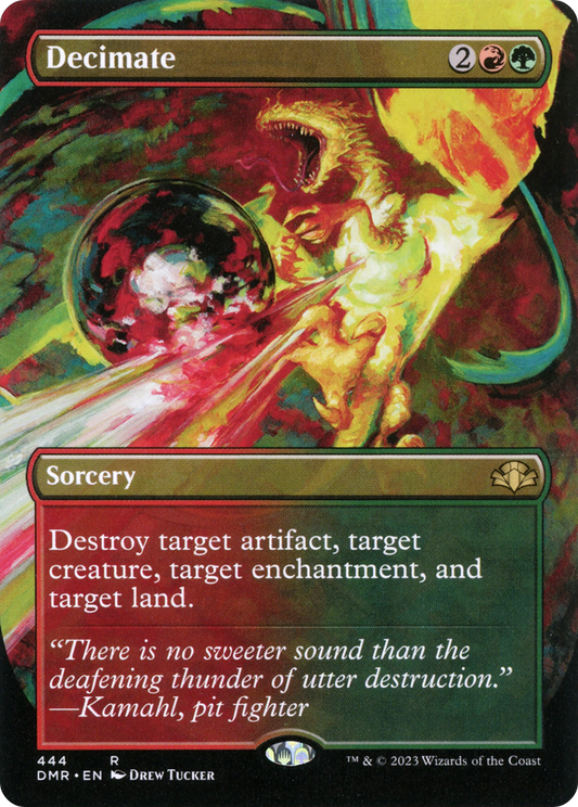 Decimate (DMR-444) - [Dominaria Remastered] (Borderless)