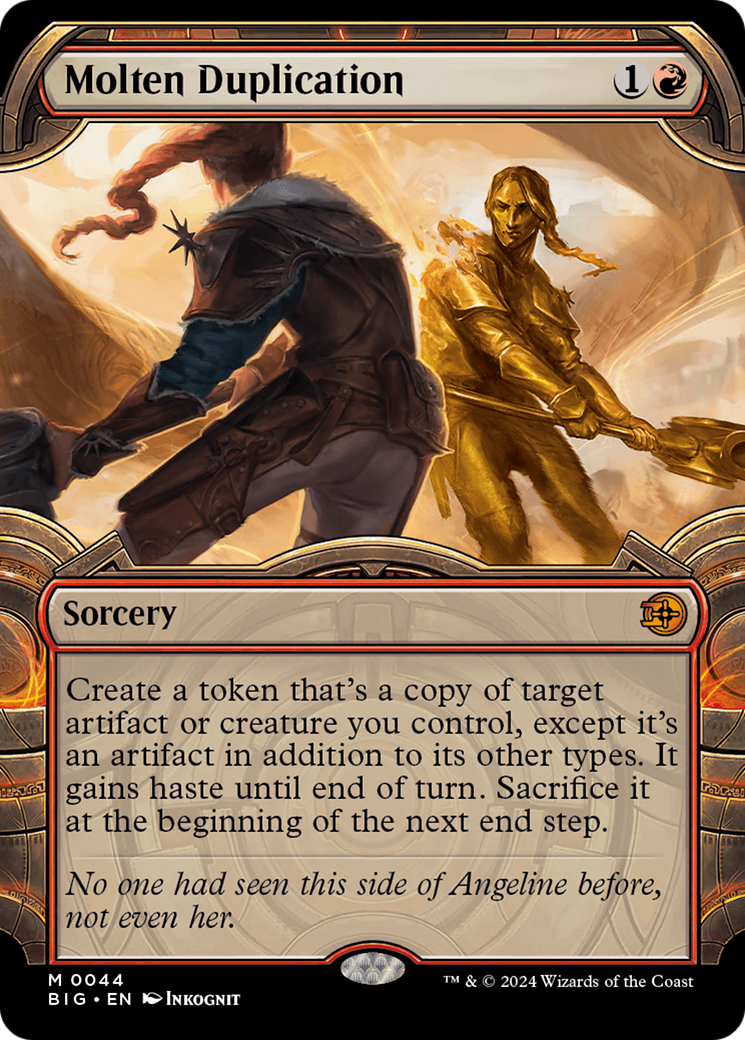Molten Duplication (BIG-044) - [The Big Score]: (Showcase) Foil