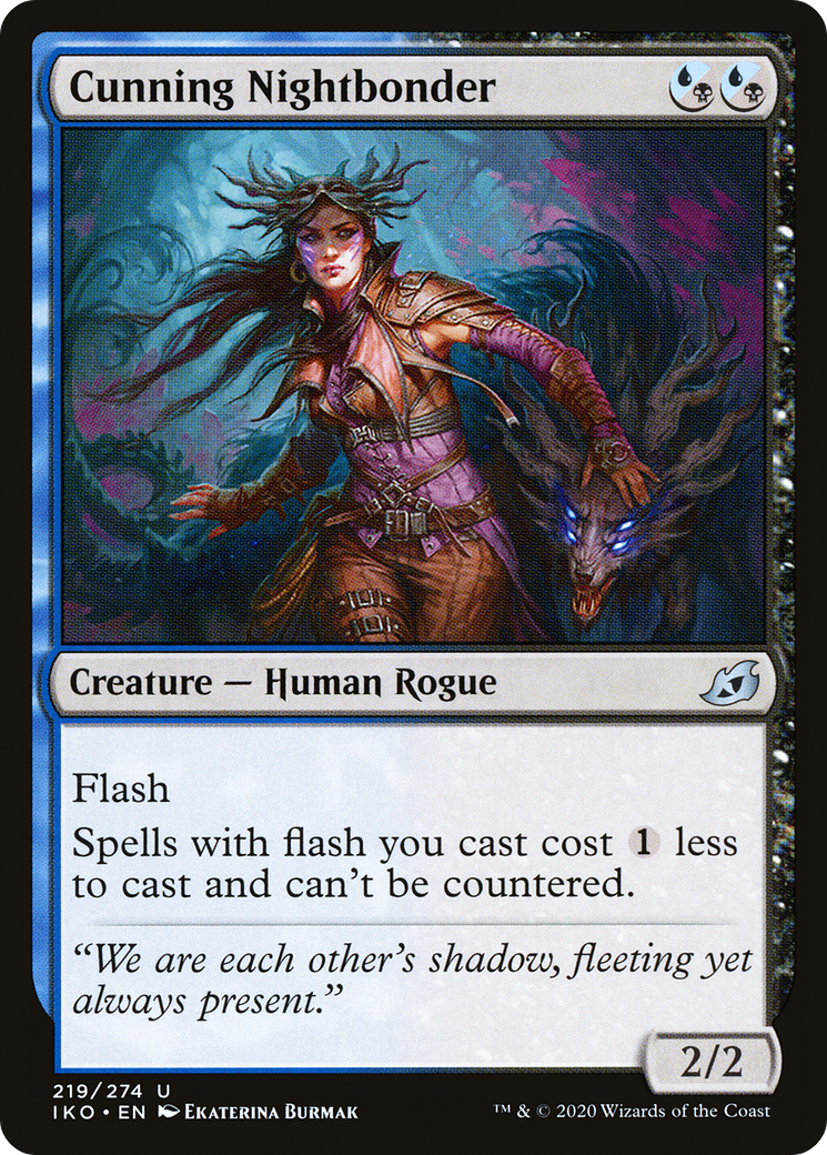 Cunning Nightbonder (IKO-219) - [Ikoria: Lair of Behemoths] Foil