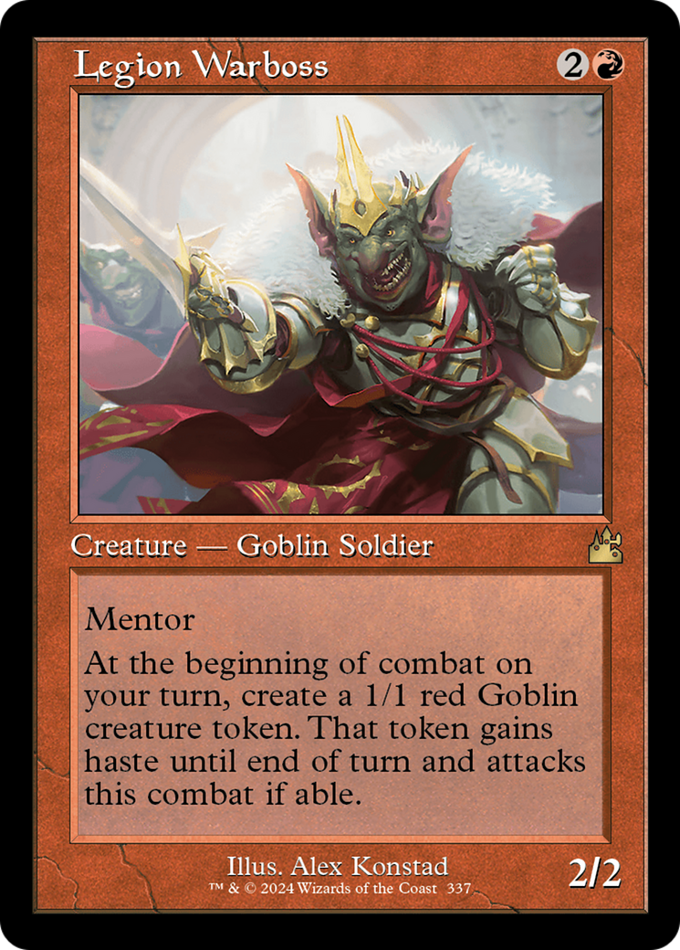 Legion Warboss (RVR-337) - [Ravnica Remastered] Foil