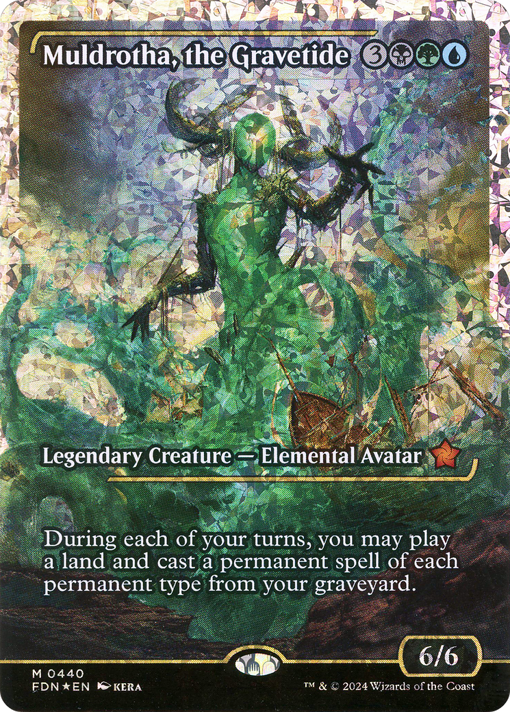 Muldrotha, the Gravetide (FDN-440) - [Foundations]: (Showcase) Foil