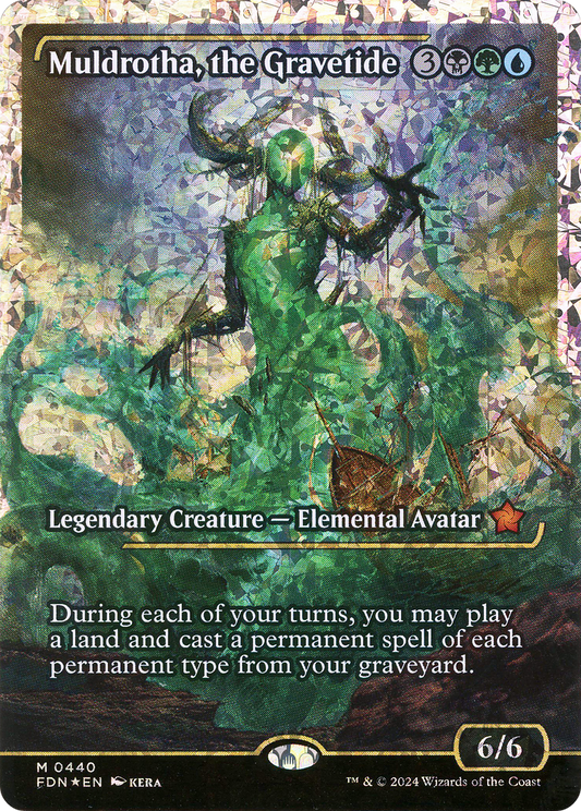 Muldrotha, the Gravetide (FDN-440) - [Foundations]: (Showcase) Foil