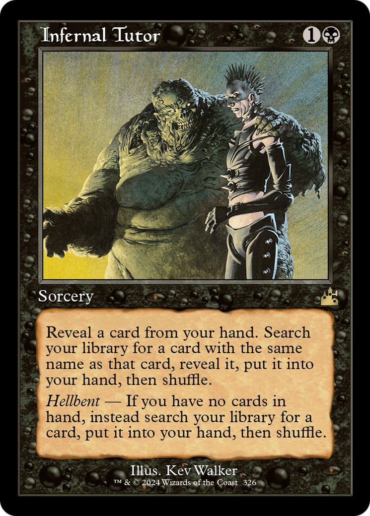 Infernal Tutor (RVR-326) - [Ravnica Remastered]