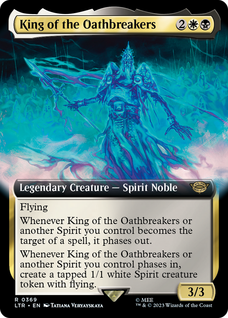 King of the Oathbreakers (LTR-369) - [The Lord of the Rings: Tales of Middle-earth]: (Extended Art) Foil