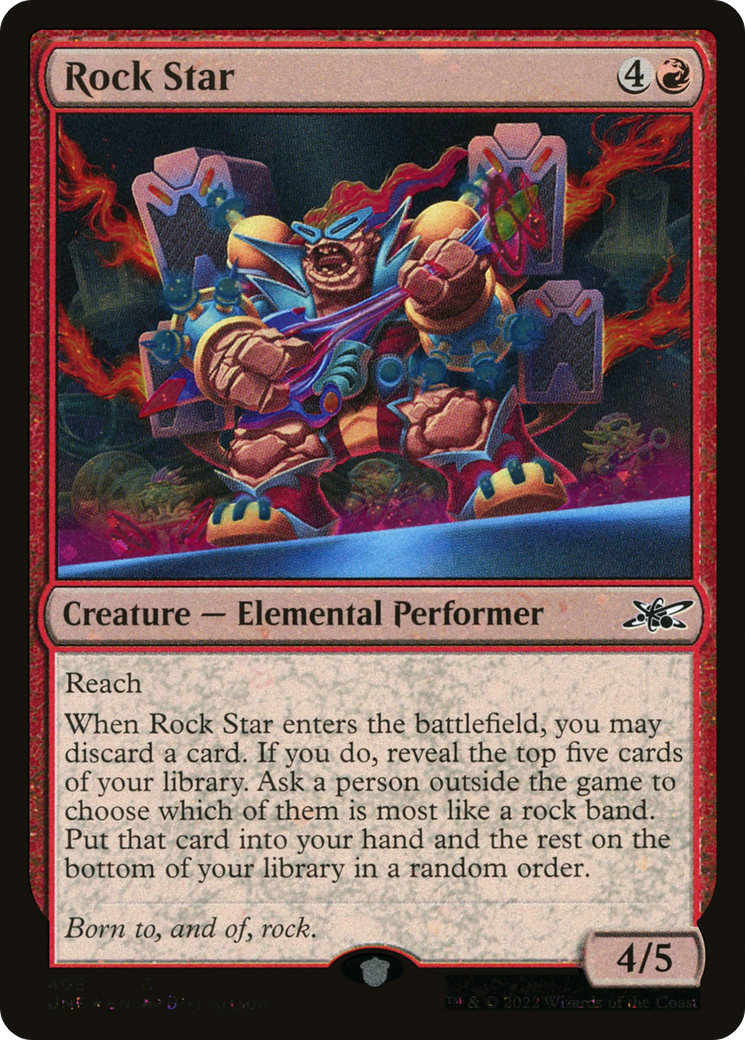 Rock Star (UNF-408) - [Unfinity] Foil