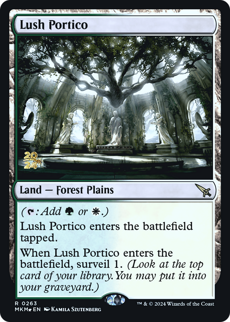 Lush Portico (PRE-263S) - [Murders at Karlov Manor Promos] Foil