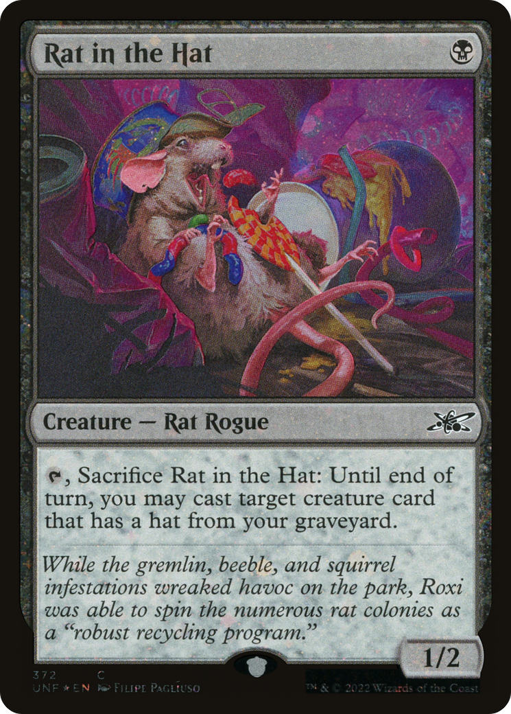 Rat in the Hat (UNF-372) - [Unfinity] Foil