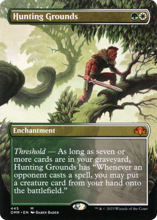 Hunting Grounds (DMR-445) - [Dominaria Remastered] (Borderless)