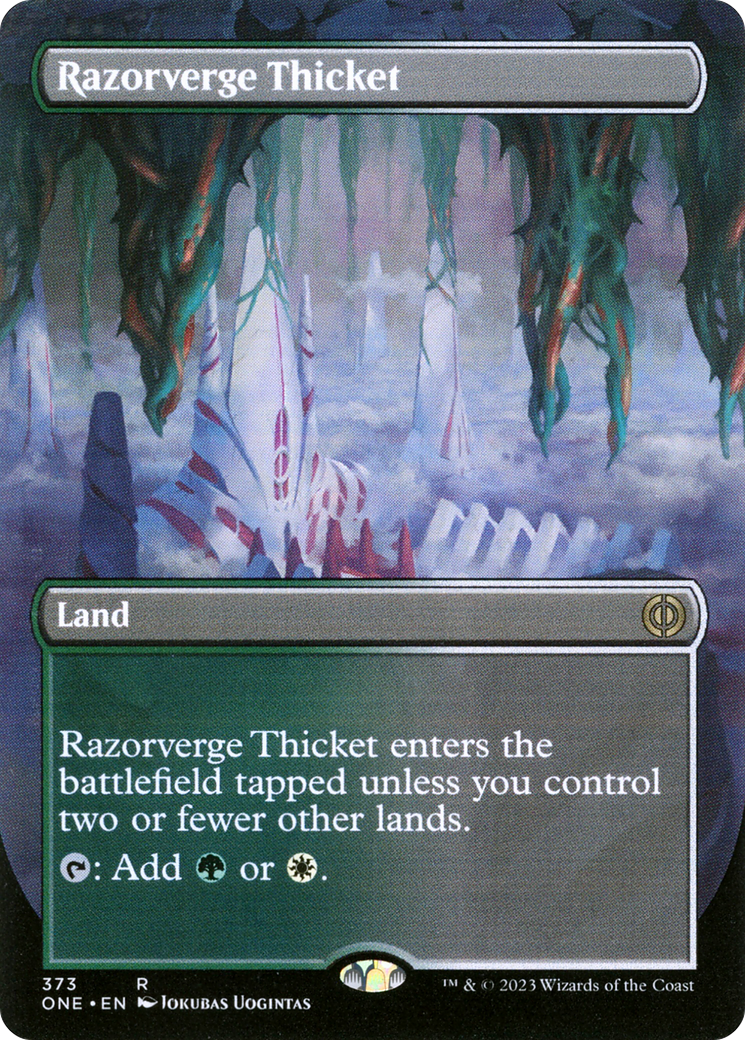 Razorverge Thicket (ONE-373) - [Phyrexia: All Will Be One] (Borderless)