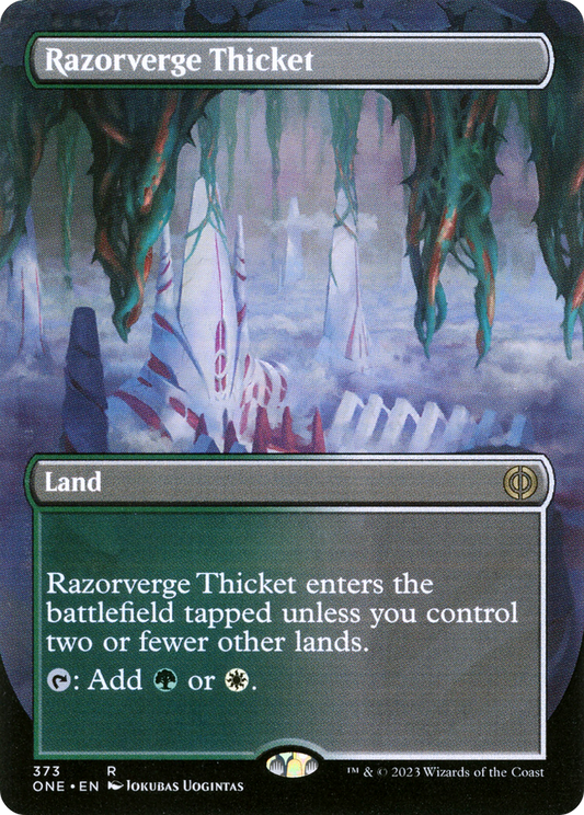 Razorverge Thicket (ONE-373) - [Phyrexia: All Will Be One] (Borderless)