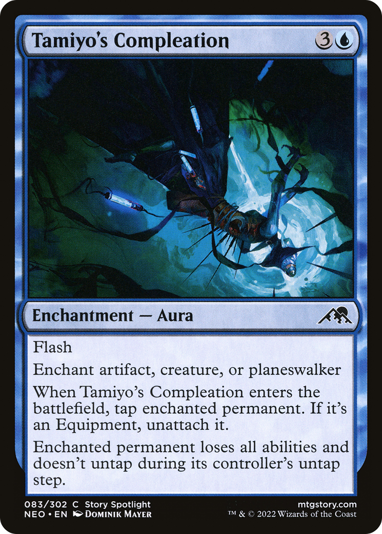 Tamiyo's Compleation (NEO-083) - [Kamigawa: Neon Dynasty] Foil