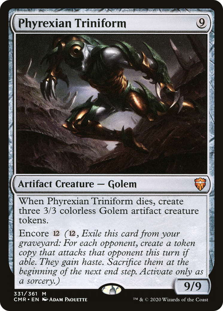Phyrexian Triniform (CMR-331) - [Commander Legends] Foil