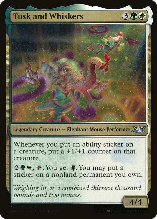 Tusk and Whiskers (UNF-468) - [Unfinity] Foil