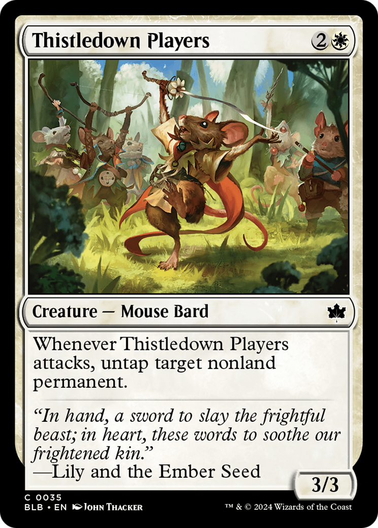 Thistledown Players (BLB-035) - [Bloomburrow] Foil