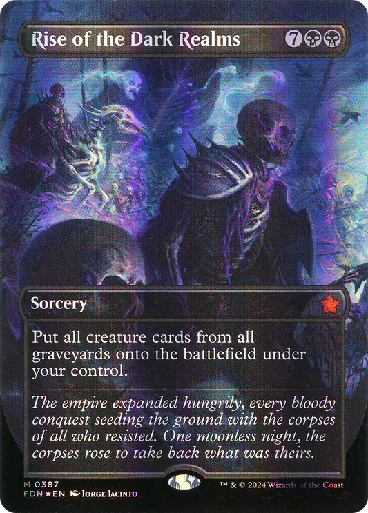 Rise of the Dark Realms (FDN-387) - [Foundations] (Borderless) Foil