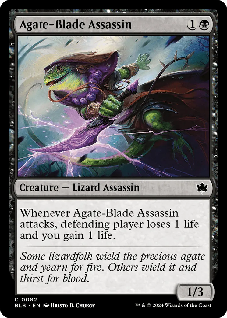 Agate-Blade Assassin (BLB-082) - [Bloomburrow] - Emmett's ToyStop