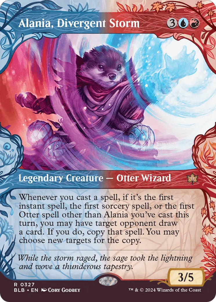 Alania, Divergent Storm (BLB-327) - [Bloomburrow] Foil - Emmett's ToyStop