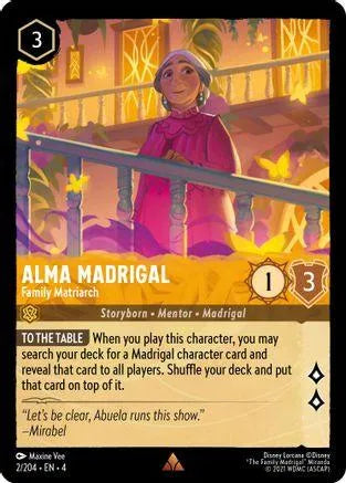 Alma Madrigal - Family Matriarch (2/204) Cold Foil - Ursulas Return - Emmett's ToyStop