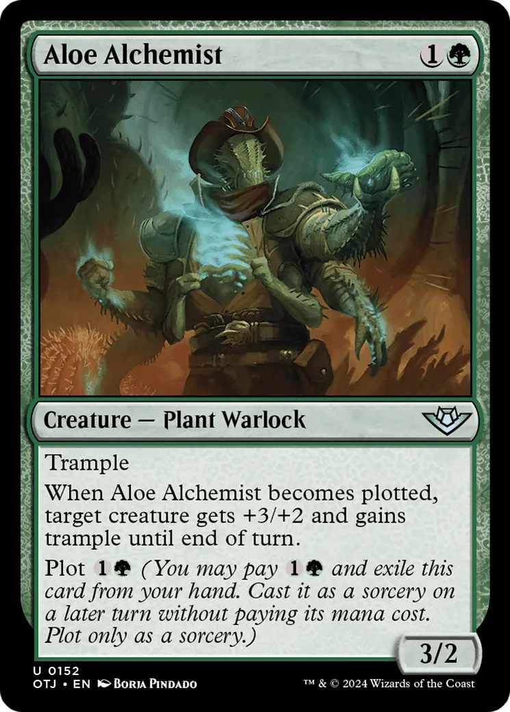 Aloe Alchemist (OTJ-152) - [Outlaws of Thunder Junction] Foil - Emmett's ToyStop