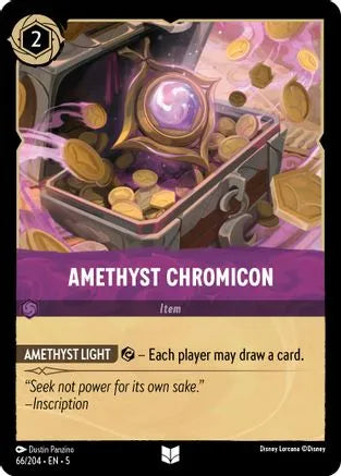 Amethyst Chromicon (66/204) Cold Foil - Shimmering Skies - Emmett's ToyStop