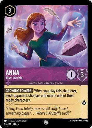 Anna - Eager Acolyte (56/204) Cold Foil - Shimmering Skies - Emmett's ToyStop