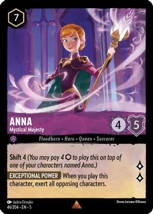 Anna - Mystical Majesty (46/204) Cold Foil - Shimmering Skies - Emmett's ToyStop