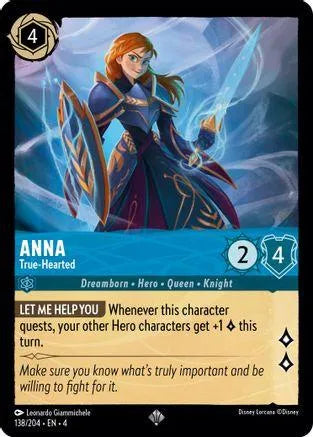 Anna - True-Hearted (138/204) Cold Foil - Ursulas Return - Emmett's ToyStop