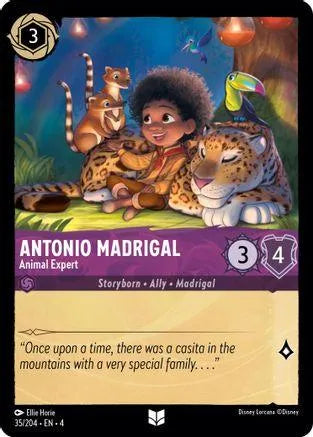 Antonio Madrigal - Animal Expert (35/204) Cold Foil - Ursulas Return - Emmett's ToyStop