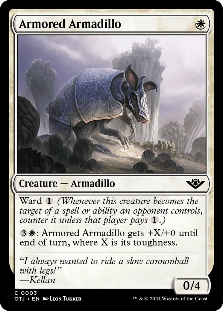 Armored Armadillo (OTJ-003) - [Outlaws of Thunder Junction] - Emmett's ToyStop