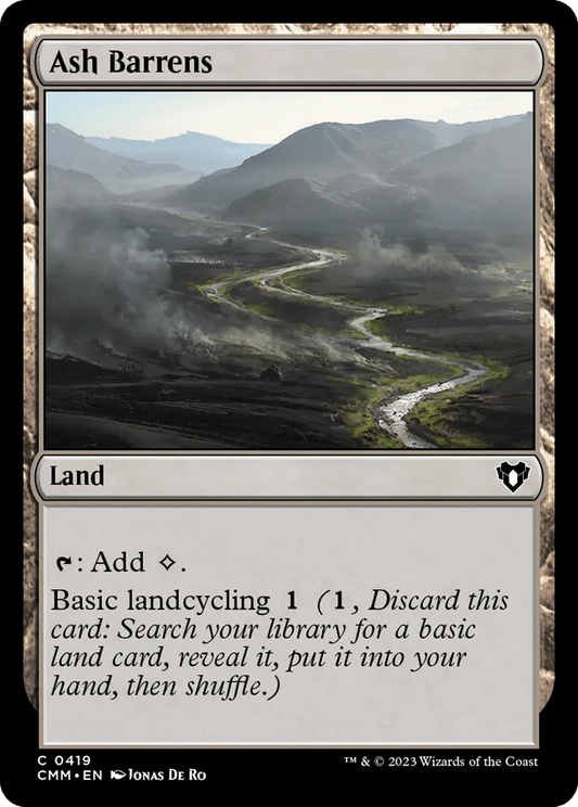 Ash Barrens [Commander Masters] - Emmett's ToyStop