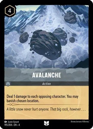 Avalanche (195/204) Cold Foil - Ursulas Return - Emmett's ToyStop