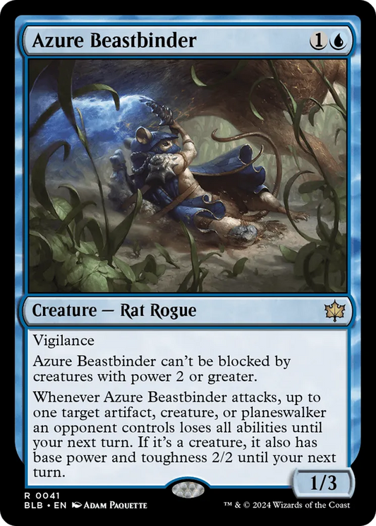 Azure Beastbinder (BLB-041) - [Bloomburrow] - Emmett's ToyStop