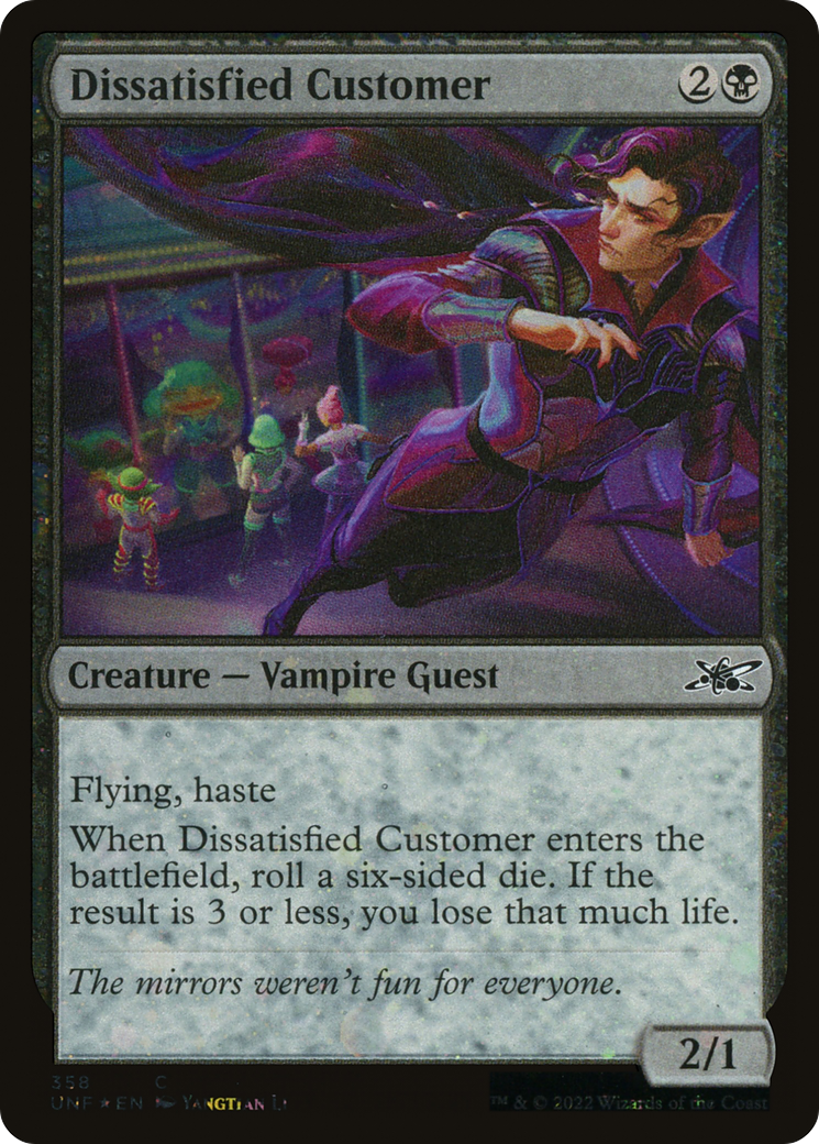 Dissatisfied Customer (UNF-358) - [Unfinity] Foil