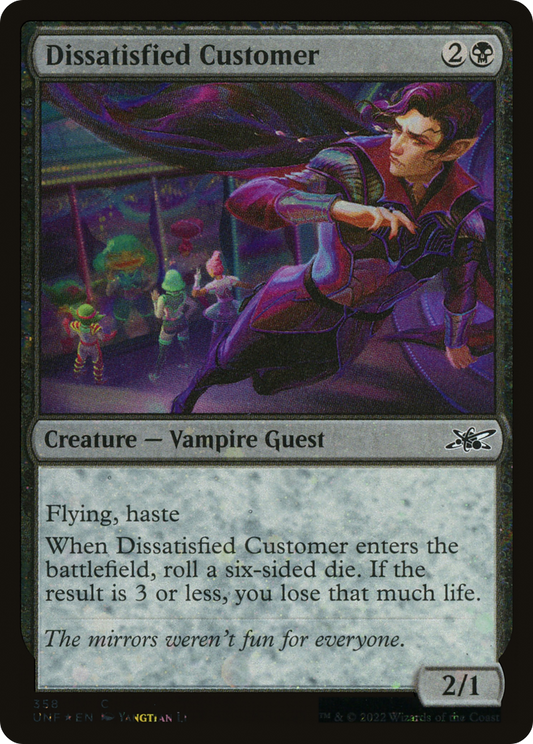 Dissatisfied Customer (UNF-358) - [Unfinity] Foil