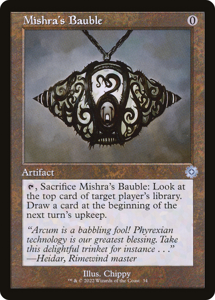 Mishra's Bauble (BRR-034) - [The Brothers' War Retro Artifacts]