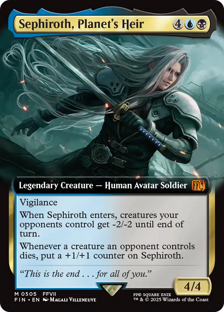 Sephiroth, Planet's Heir (FIN-505) - [FINAL FANTASY]: (Extended Art)
