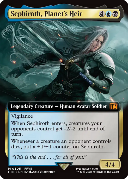Sephiroth, Planet's Heir (FIN-505) - [FINAL FANTASY]: (Extended Art)