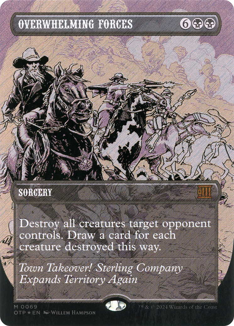 Overwhelming Forces (OTP-069) - [Breaking News] (Borderless) Foil