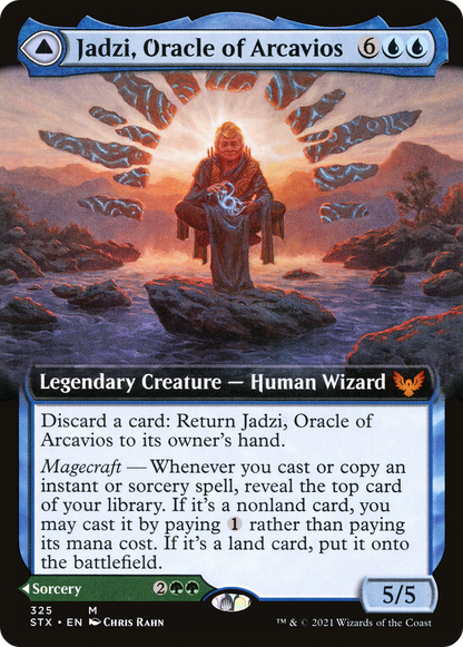 Jadzi, Oracle of Arcavios (Extended Art) (STX-325) - [Strixhaven: School of Mages]: (Extended Art) Foil