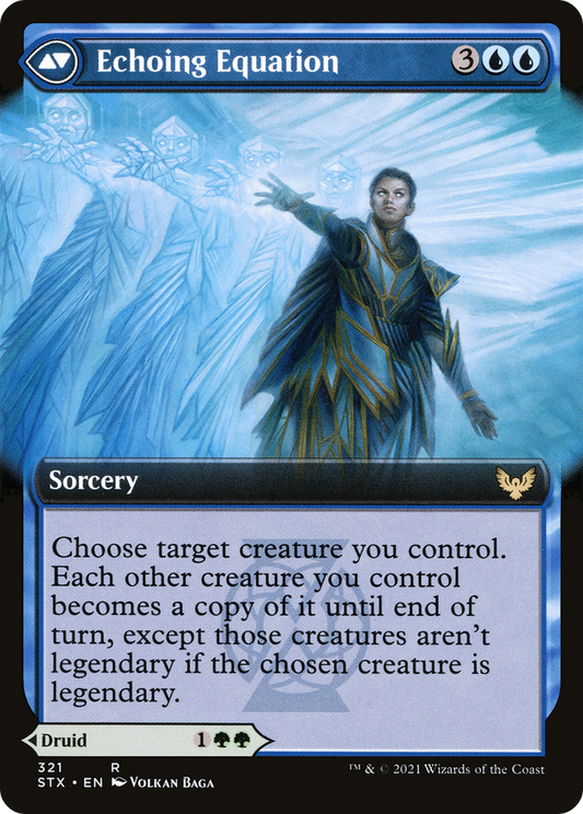 Augmenter Pugilist // Echoing Equation (STX-321) - [Strixhaven: School of Mages]: (Extended Art)